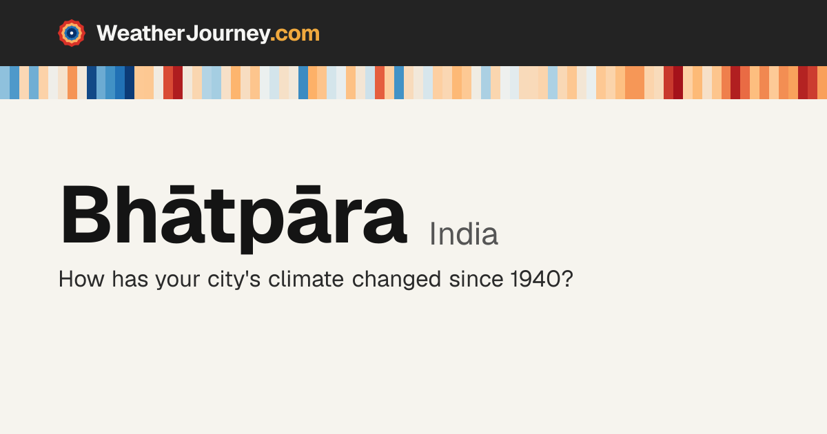 Bhātpāra, India weather by month: average temperatures & rainfall