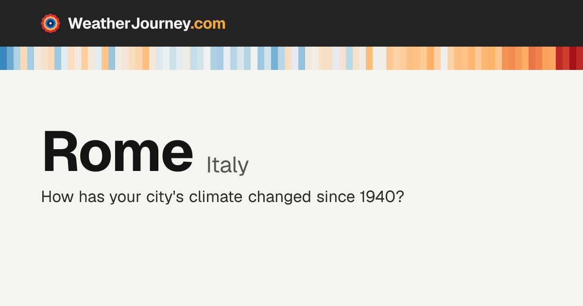 Rome, Italy weather by month: average temperatures & rainfall